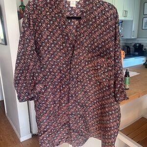 Men's Patterned Shirt - 100% silk